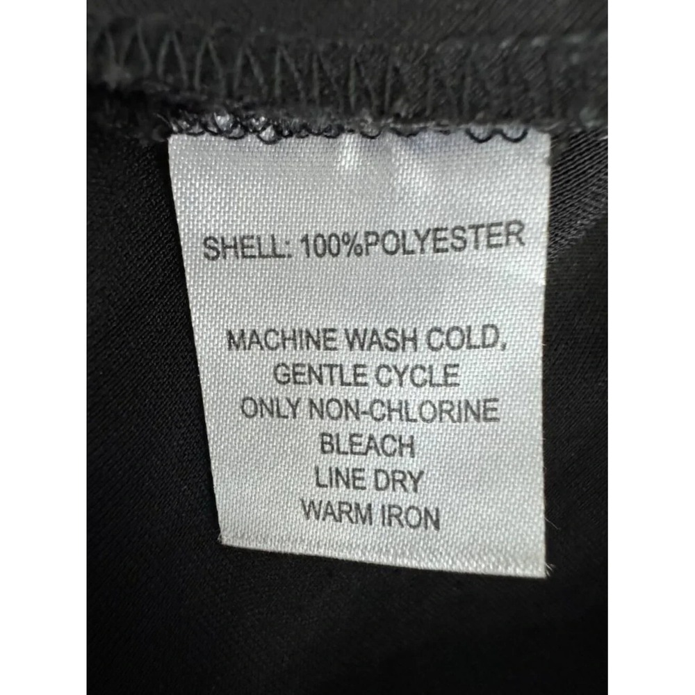 House of Harlow 1960 Black Satin Ruched Maxi Slip Dress M Formal HOCO Wedding - Picture 10 of 10